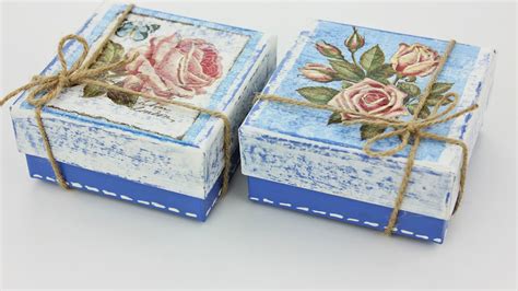 how to decoupage a metal box|decoupage cardboard boxes.